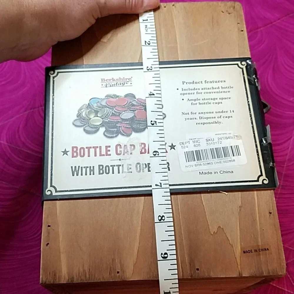 Bottle cap bank with bottle opener